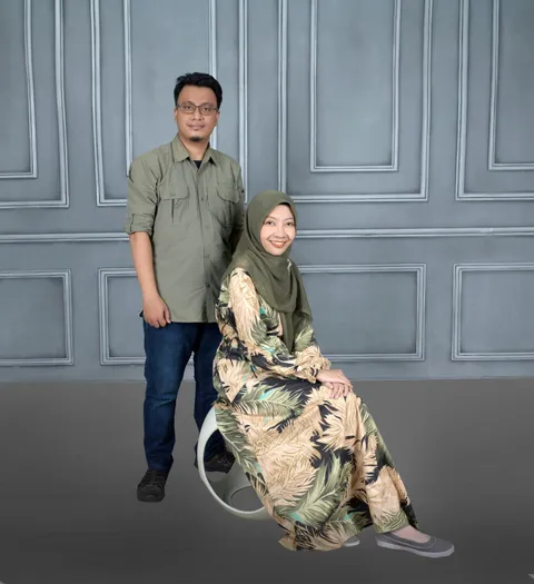 Foto sampul undangan Norman & Ranti