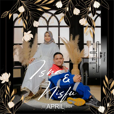 Foto sampul undangan Nisfu & Isna