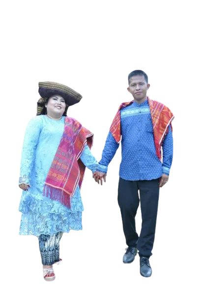 Foto sampul undangan Nia & Erik
