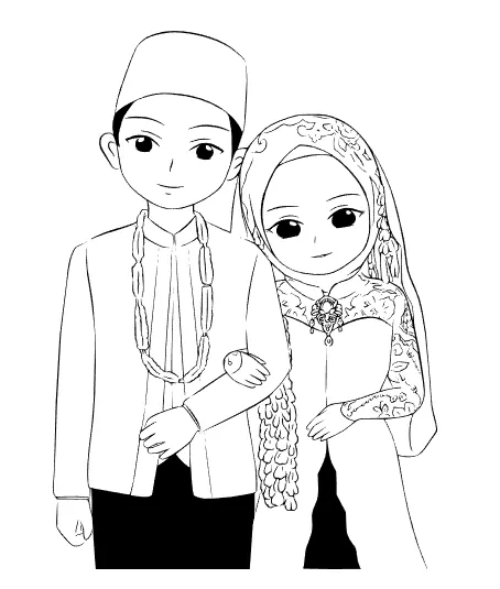 Foto sampul undangan Adilla & Alfia