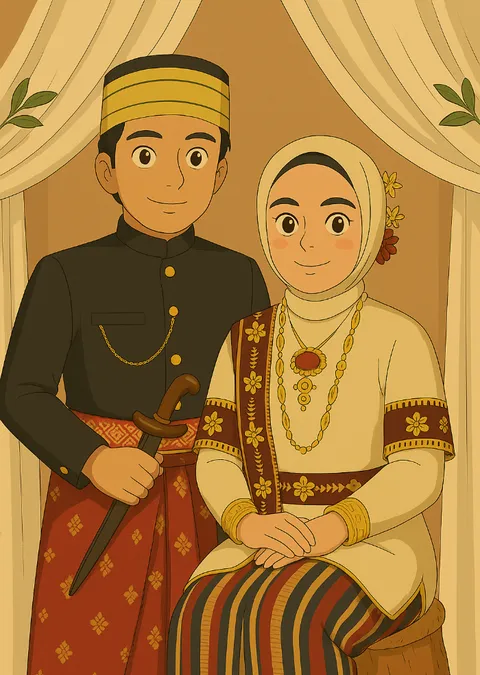 Foto sampul undangan Maman & Ayu