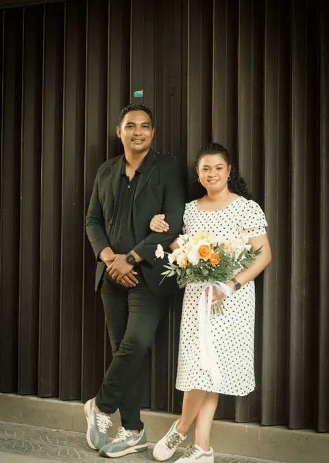 Foto sampul undangan Joan & Gery