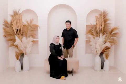 Foto sampul undangan Sari & Memen