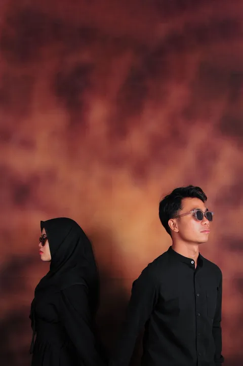 Foto sampul undangan Indah & Agung