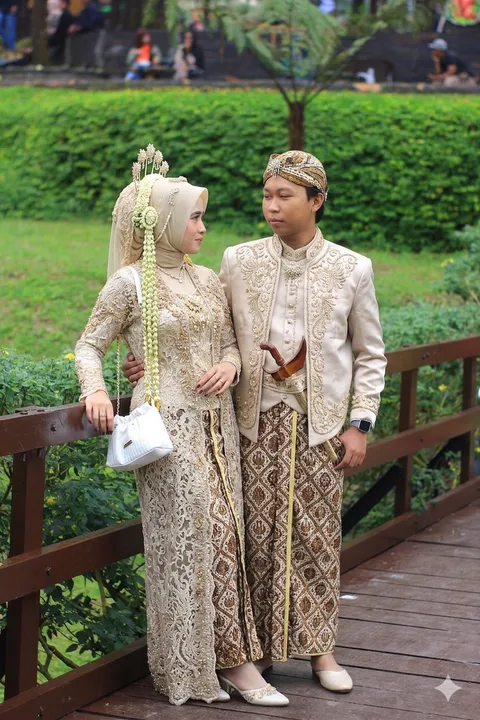 Foto sampul undangan Mia & Beni