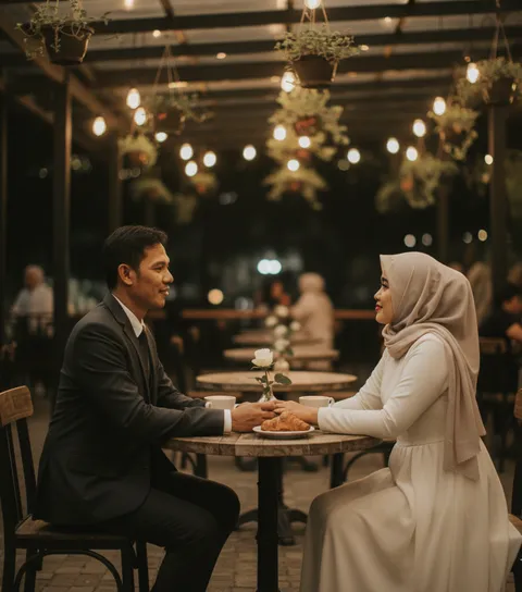 Foto sampul undangan Harun & Riana