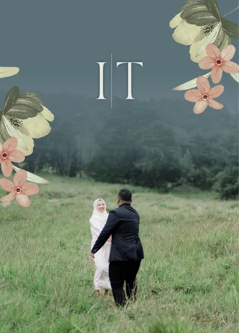 Foto sampul undangan Toni & Indri