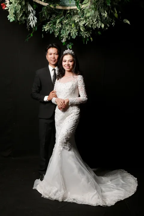 Foto sampul undangan Pretty & David