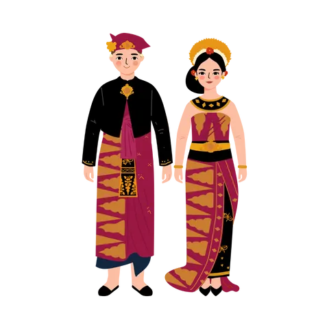 Foto sampul undangan Komang & Rachman