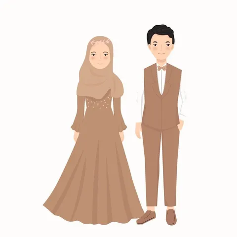 Foto sampul undangan Febri & Acha