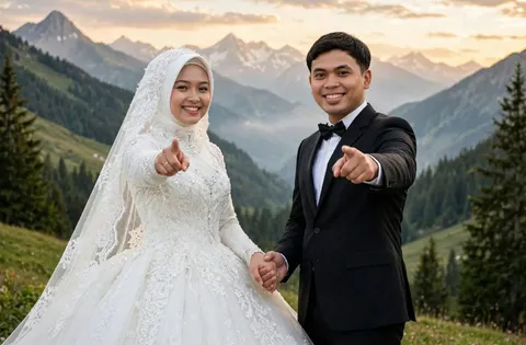 Foto sampul undangan Fauzin & Nia