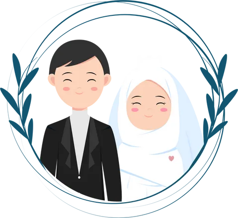 Foto sampul undangan Laras & Acun