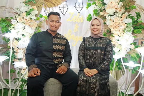 Foto sampul undangan Bayu & Zelvi