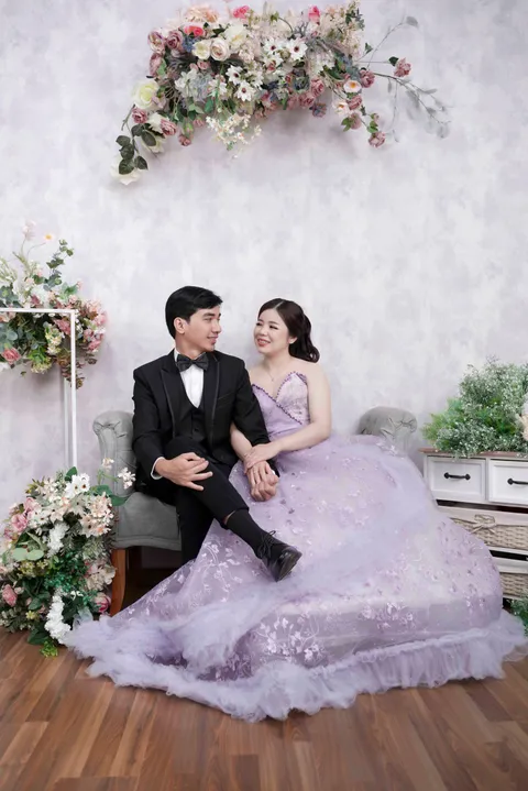 Foto sampul undangan Novia & Steven