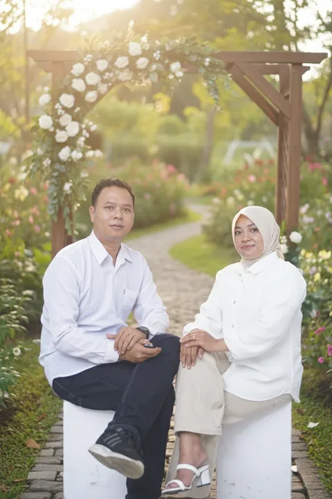 Foto sampul undangan Rina & Teguh