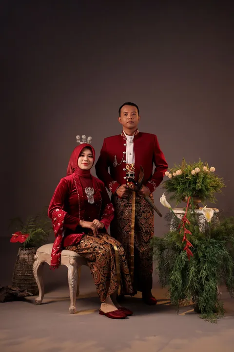 Foto sampul undangan Hanif & Ana