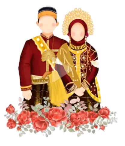 Foto sampul undangan Herman & Yanti