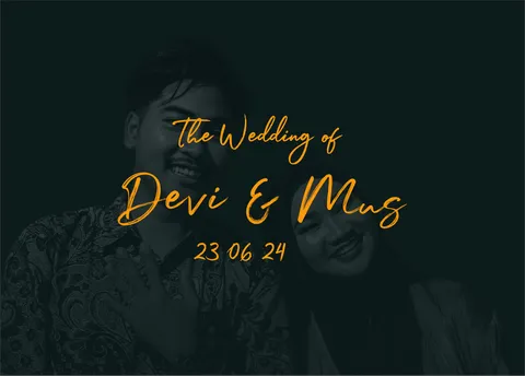 Foto sampul undangan Mus & Devi