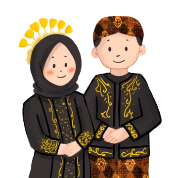 Foto sampul undangan Rohim & Novi