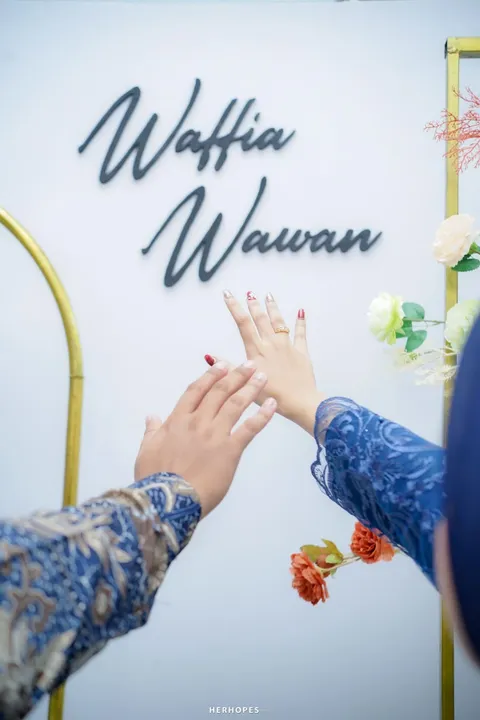 Foto sampul undangan Waffiyah & Wawan