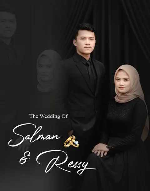 Foto sampul undangan Ressy & Salman