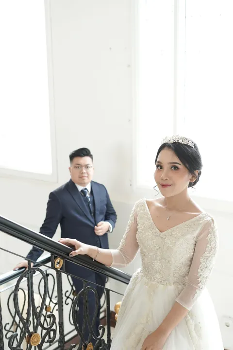 Foto sampul undangan Mia & David