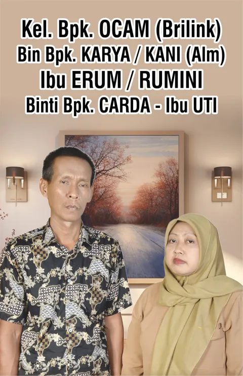 Foto sampul undangan Ruri Royani & Ade Sutisna (Dede)