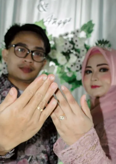 Foto sampul undangan Salma & Anggga