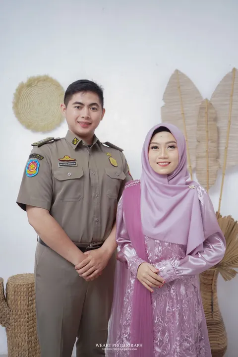 Foto sampul undangan Aziz & Eka