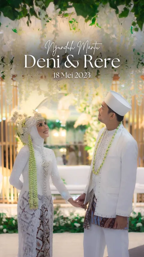Foto sampul undangan Rere & Deni