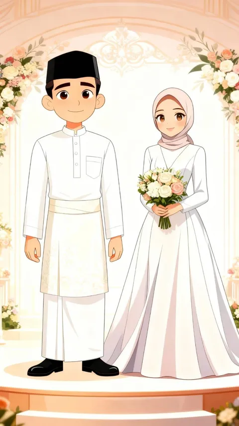Foto sampul undangan Andi & Neneng Anjarwati