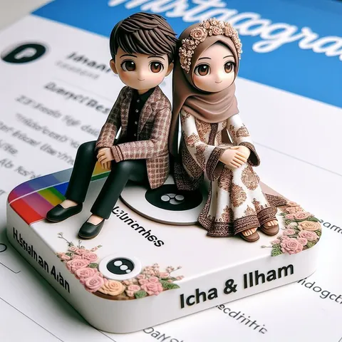 Foto sampul undangan Ilham & Icha