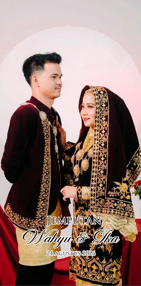 Foto sampul undangan Ika & Wahyu