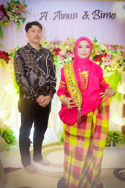 Foto sampul undangan A.Ainun & Bimo