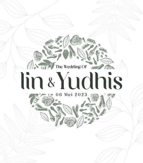 Foto sampul undangan Yudhis & Iin