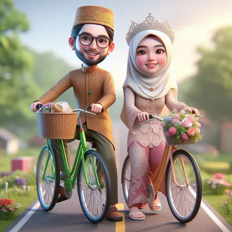 Foto sampul undangan Rahma & Ridwan