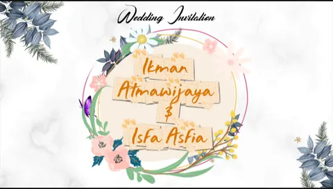 Foto sampul undangan Isfa Asfia & Ikman Atmawijaya