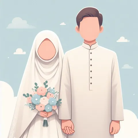 Foto sampul undangan Andre & Ayu