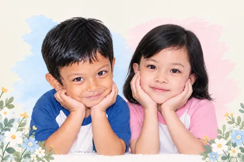 Foto sampul undangan Putri & Damar