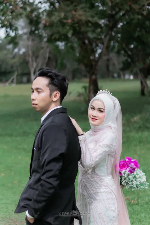 Foto sampul undangan Andri & Ayu