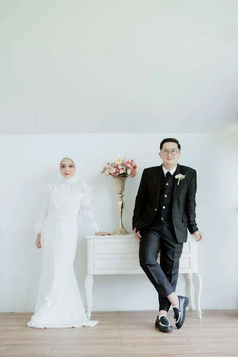 Foto sampul undangan Ami & Asep