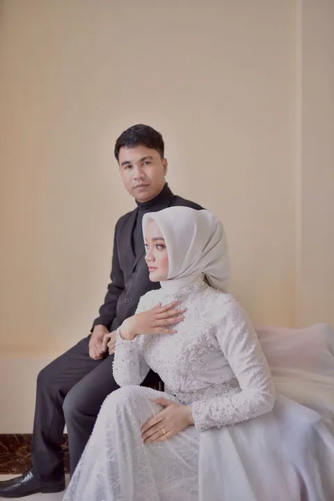 Foto sampul undangan Ilham & Vivi