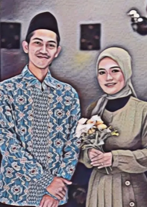 Foto sampul undangan Adelia & Amin