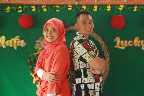 Foto sampul undangan Lucky & Nafa