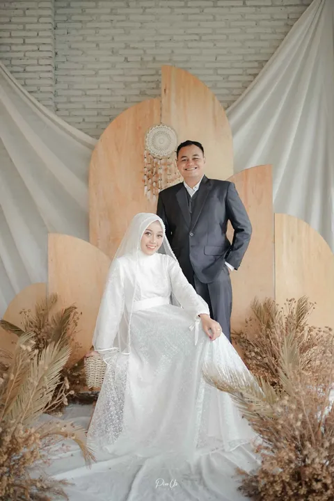 Foto sampul undangan Aji & Imung