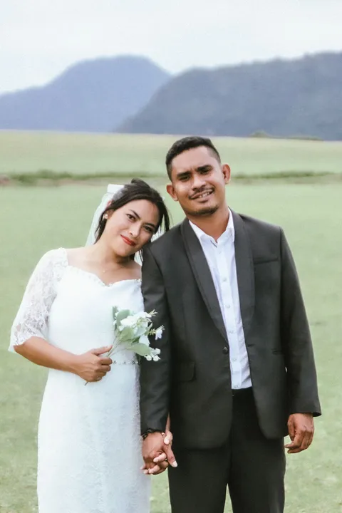Foto sampul undangan Anita & Roy