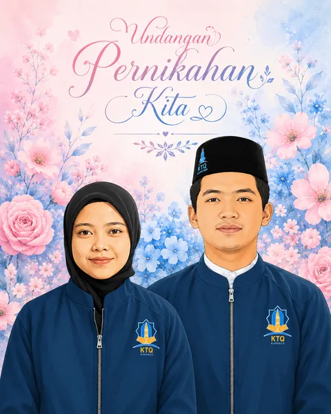 Foto sampul undangan Ulfa & Luthfi