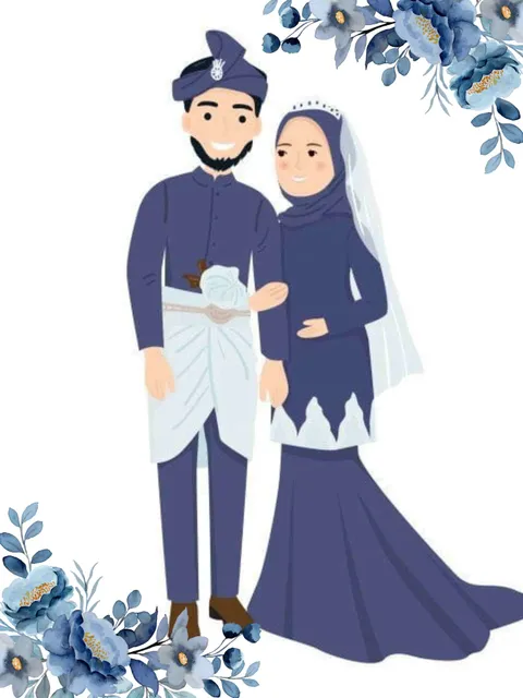 Foto sampul undangan Hasrul & Fahma