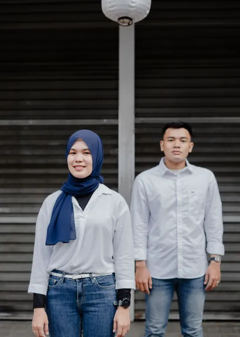 Foto sampul undangan Rizky & Melia