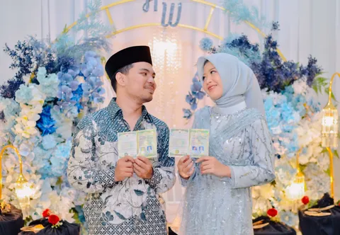 Foto sampul undangan Hany & Wanda